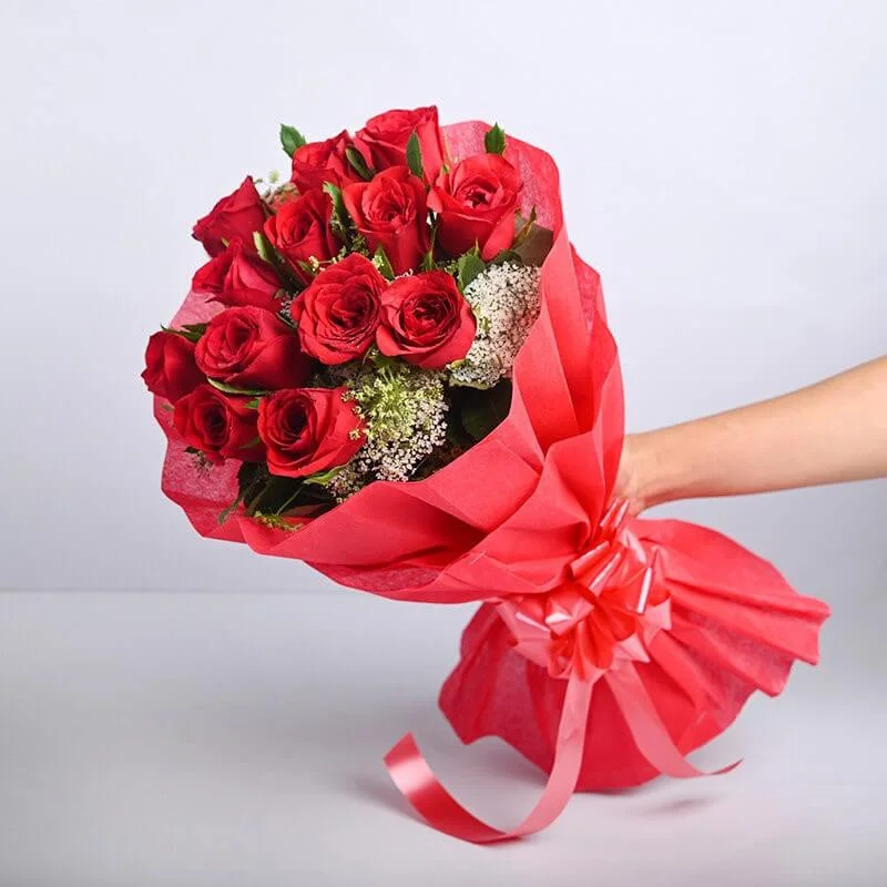 24 Red Roses Bouquet 24 Red Roses Bouquet
