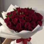50 Red roses bouquet