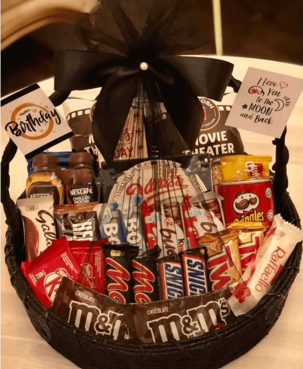 chocolate basket
